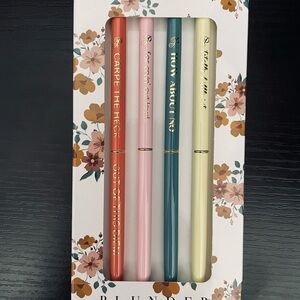 Plunder Vibrant Pen Collection - Red, Pink, Green, Cream